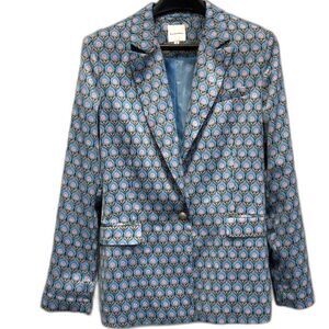 Silvian Heach Women's Blue Fantasy Blazer - Size M